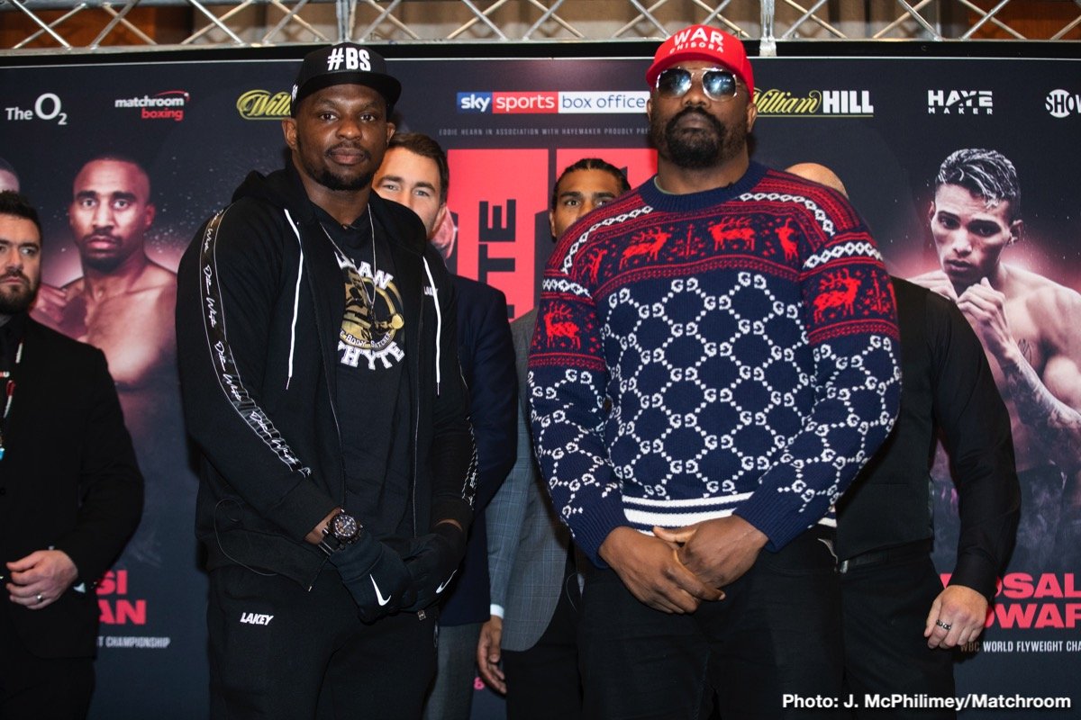 Whyte vs. Chisora final press conference quotes & photos