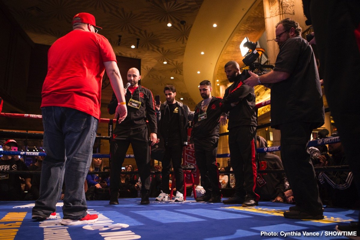 Pacquiao-Broner undercard media workout quotes for SHOWTIME PPV