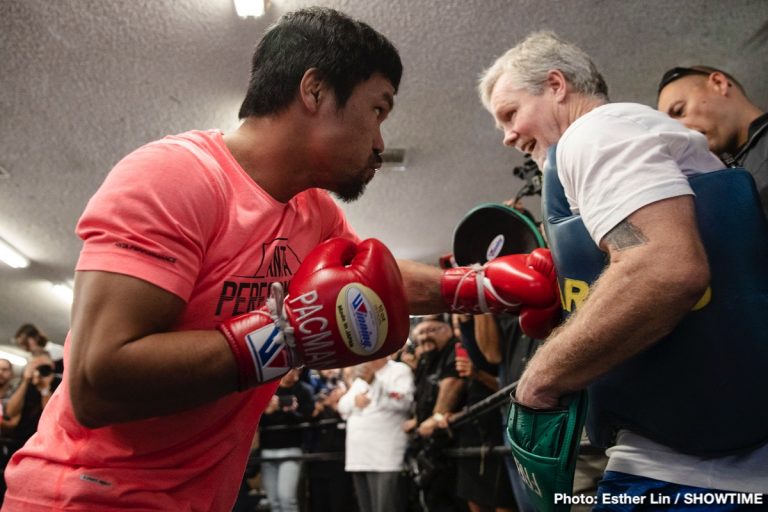 Photo: Manny Pacquiao, Adrien Broner LA media day quotes, photos & videos Manny Pacquiao, Adrien Broner LA media day quotes, photos & videos