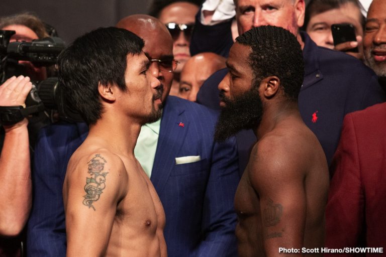 Photo: Manny Pacquiao vs Adrien Broner - Analysis, Official Prediction, Four to Explore Manny Pacquiao vs Adrien Broner - Analysis, Official Prediction, Four to Explore