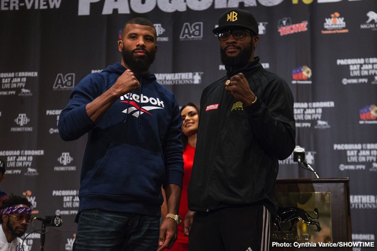 Pacquiao-Broner undercard SHOWTIME PPV final quotes Adrien Broner Badou Jack Manny