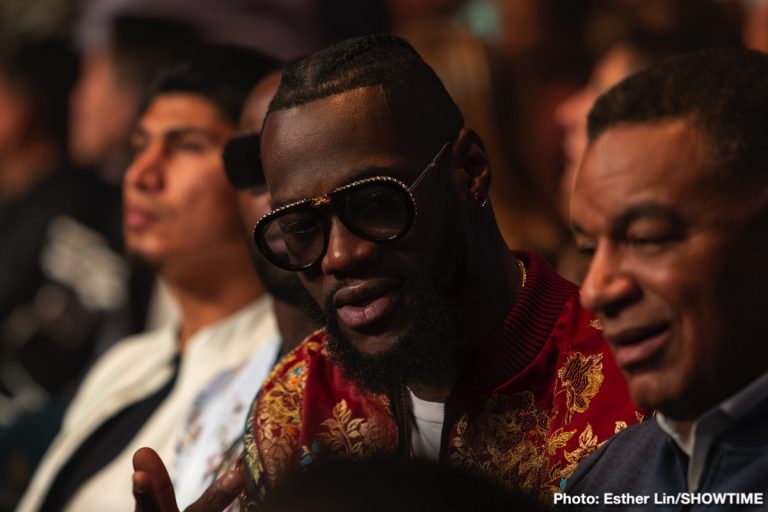 Deontay Wilder On Fury Rematch: This Time Round No-One Will Be Able To Wake Him Up
