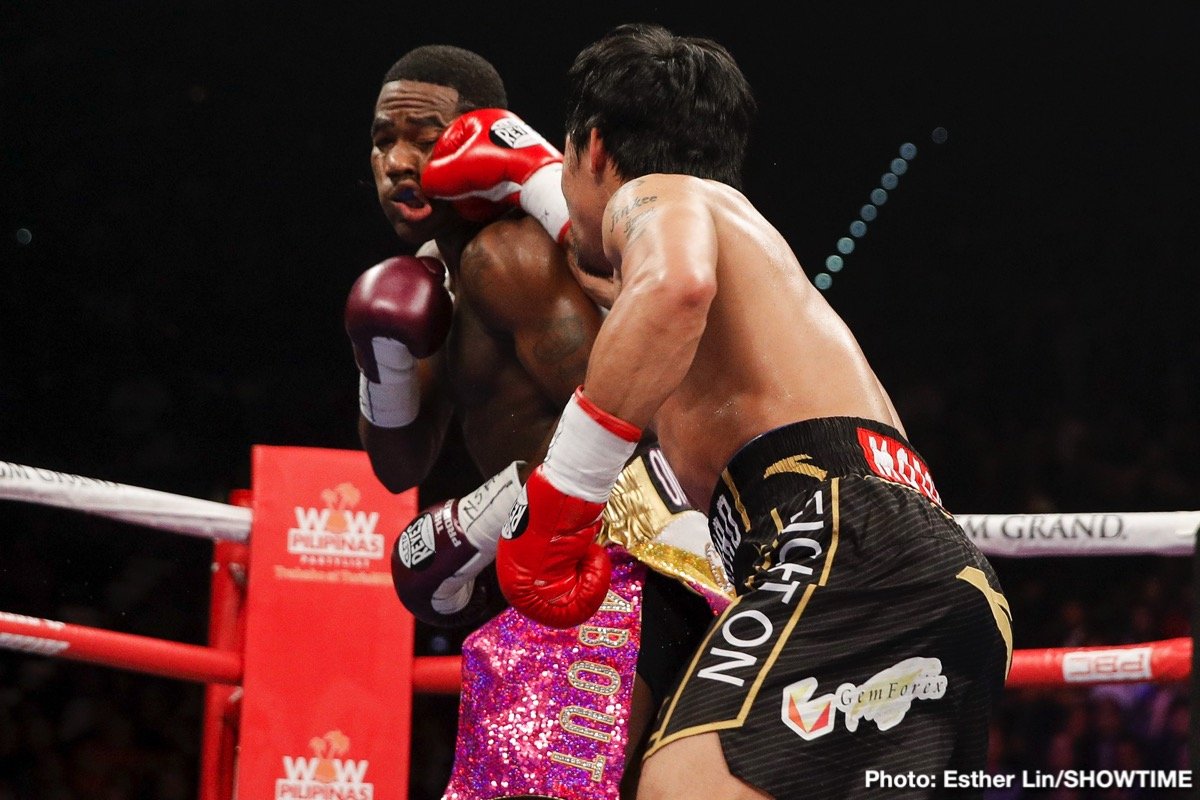 Adrien Broner Manny Pacquiao Boxing News Boxing Results