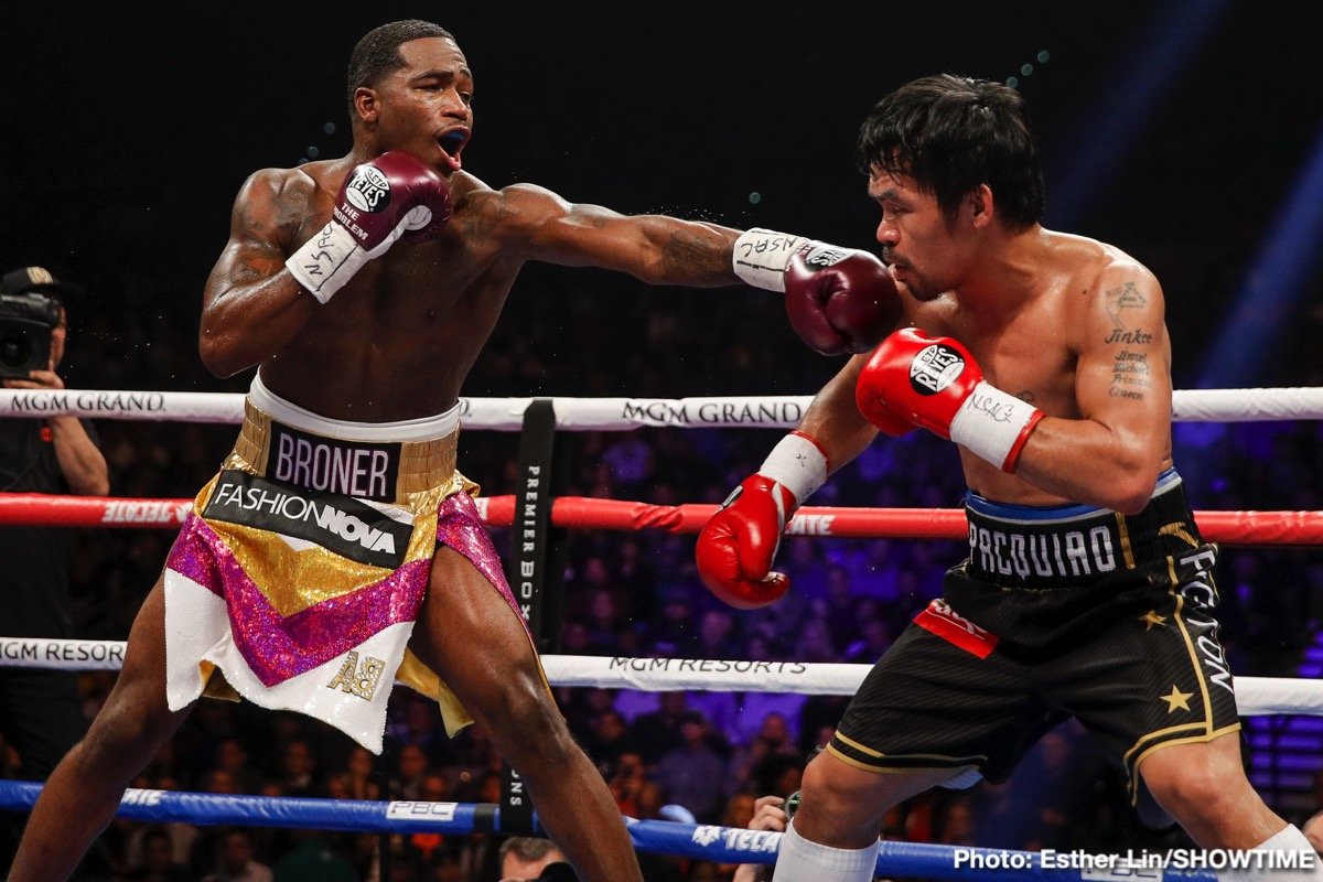 Adrien Broner Manny Pacquiao Boxing News Boxing Results