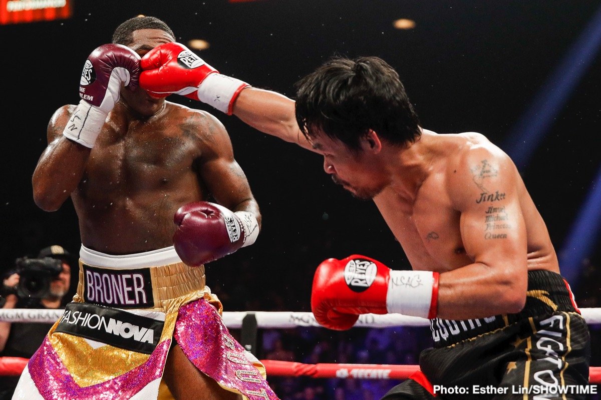 Adrien Broner Manny Pacquiao Boxing News Boxing Results