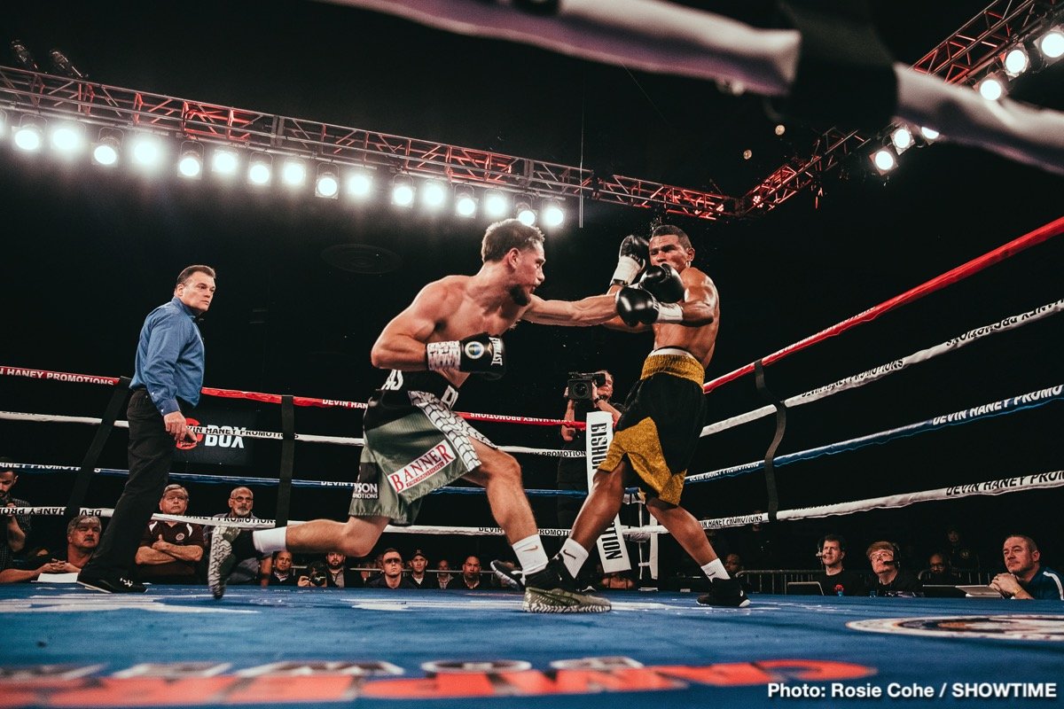 RESULTS: Devin Haney decisions Xolisani Ndongeni