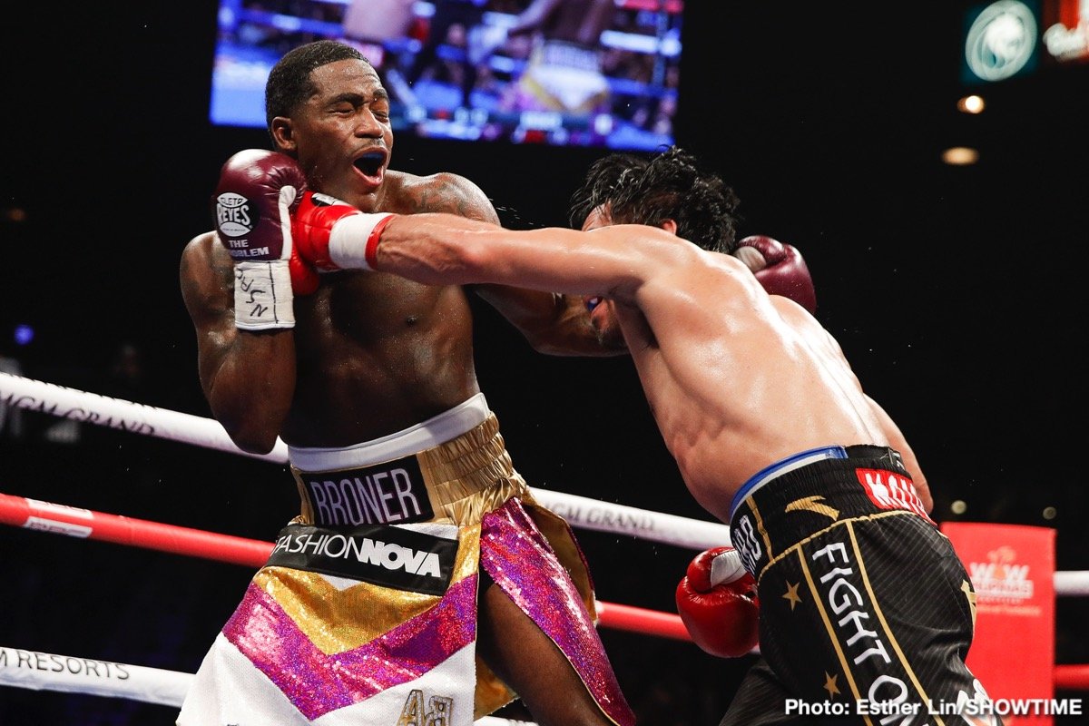 Adrien Broner Manny Pacquiao Boxing News Boxing Results