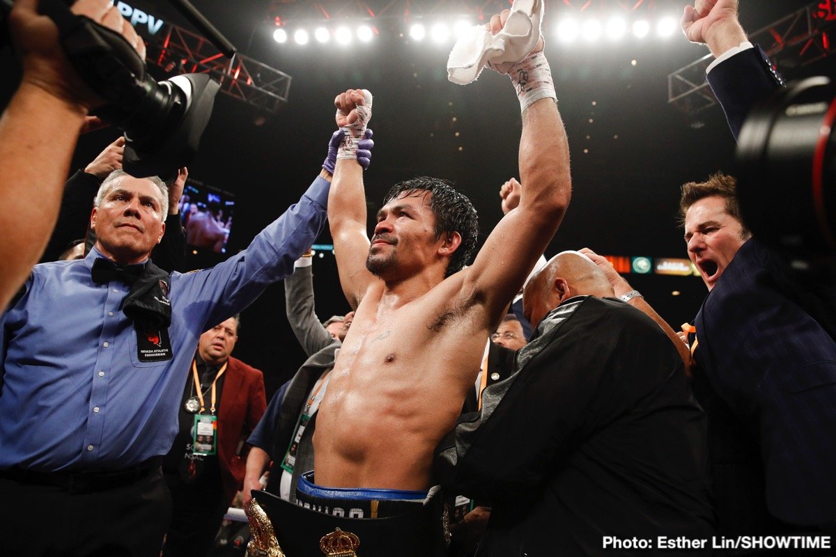 RESULTS: Manny Pacquiao defeats Adrien Broner