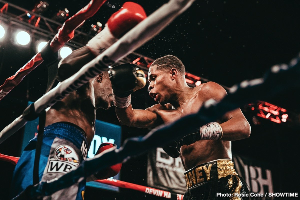 RESULTS: Devin Haney decisions Xolisani Ndongeni