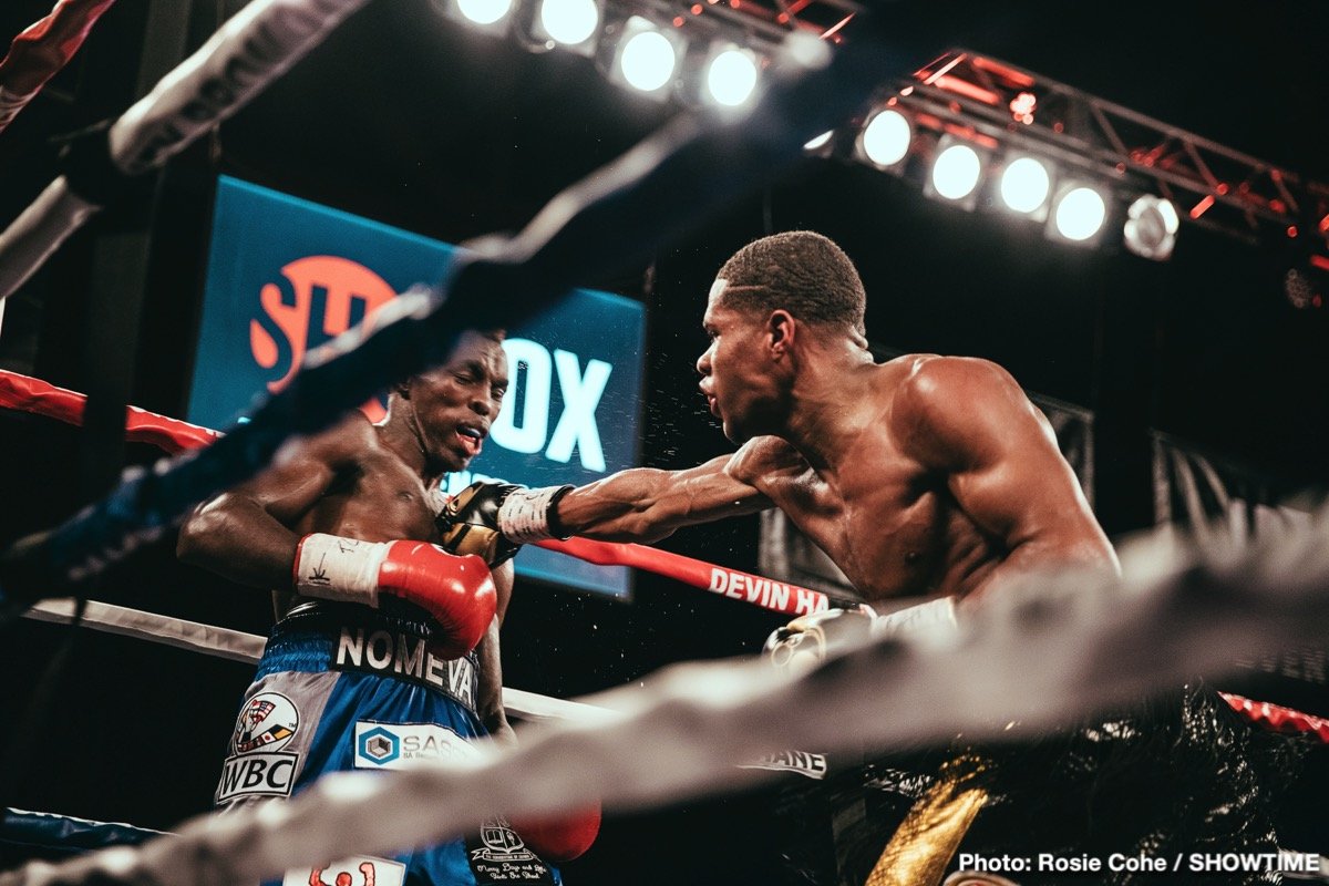 RESULTS: Devin Haney decisions Xolisani Ndongeni