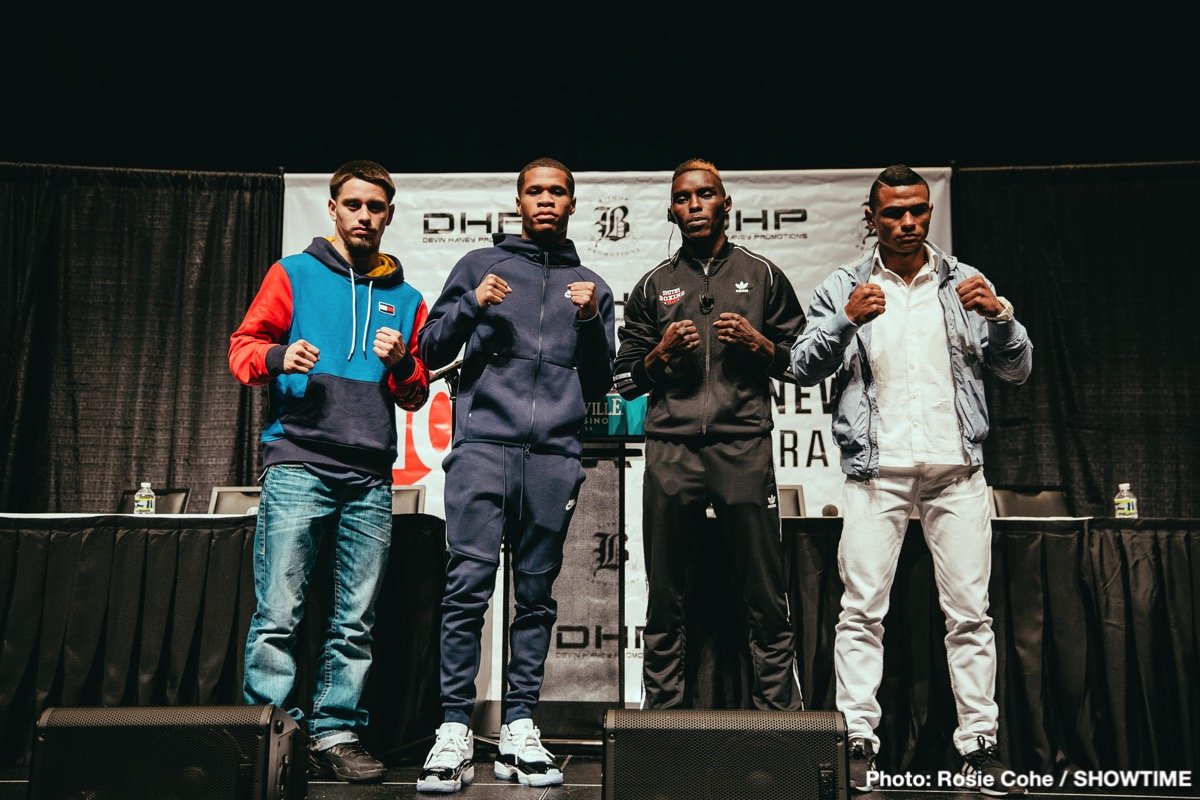 Devin Haney Xolisani Ndongeni Boxing News