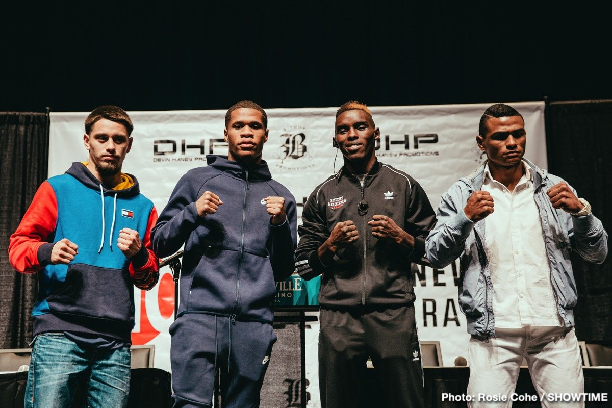 Devin Haney Xolisani Ndongeni Boxing News