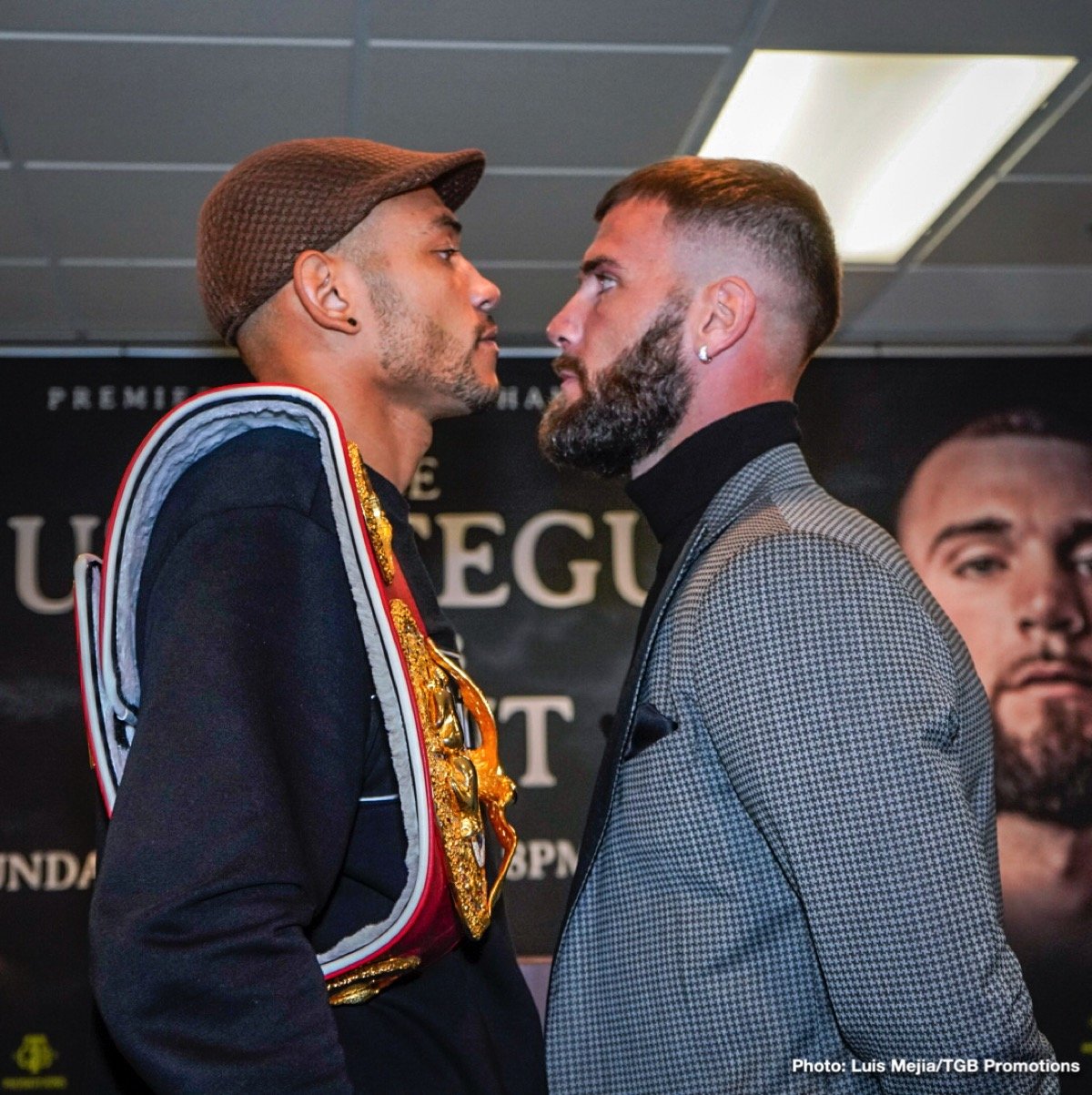 Jose Uzcategui, Caleb Plant Official Weights & Photos