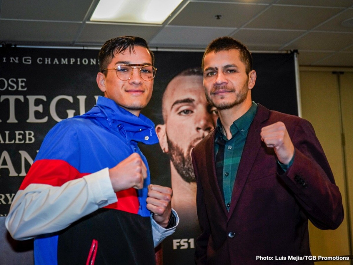 Jose Uzcategui, Caleb Plant Official Weights & Photos