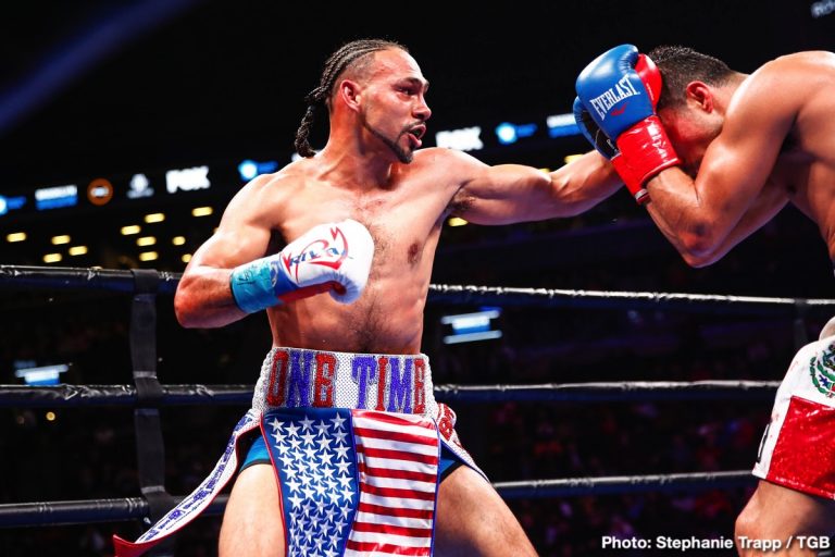 Arum Feels Strongly Pacquiao Can Beat Thurman, Says Thurman Looked “Terrible” In Lopez Return
