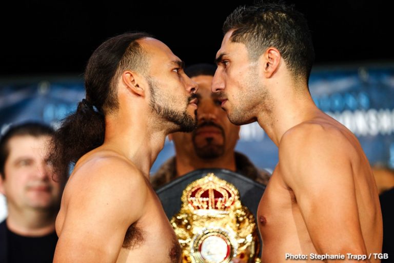 Keith Thurman, Josesito Lopez - Weigh In Results, Photos, Videos