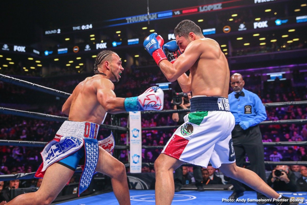 Keith Thurman Survives The Roughest Round Of His Career In Decision Win Over Tough Josesito Lopez; Targets Pacquiao Fight