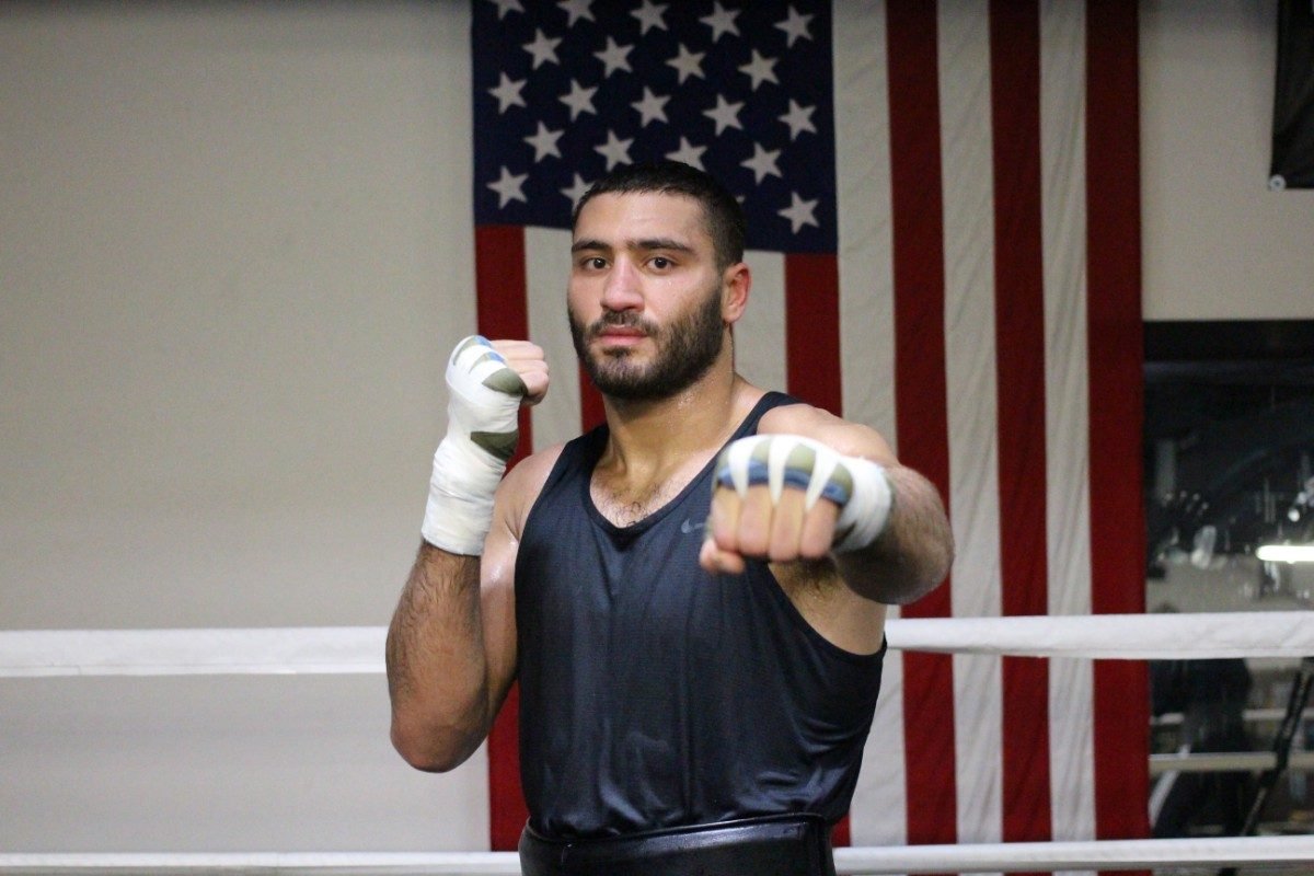 Ahmed Elbiali talks Allan Green fight for Jan.13 on FS1 & FOX Deportes Ahmed Elbiali Allan Green Press Room