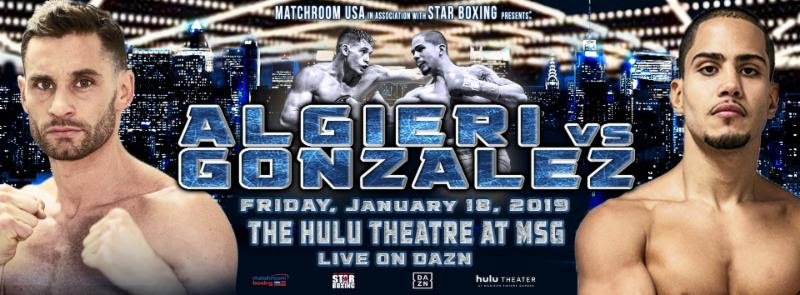 Algieri vs Gonzalez LIVE on DAZN - 1/18 in New York Chris Algieri Danny Gonzalez Press Room