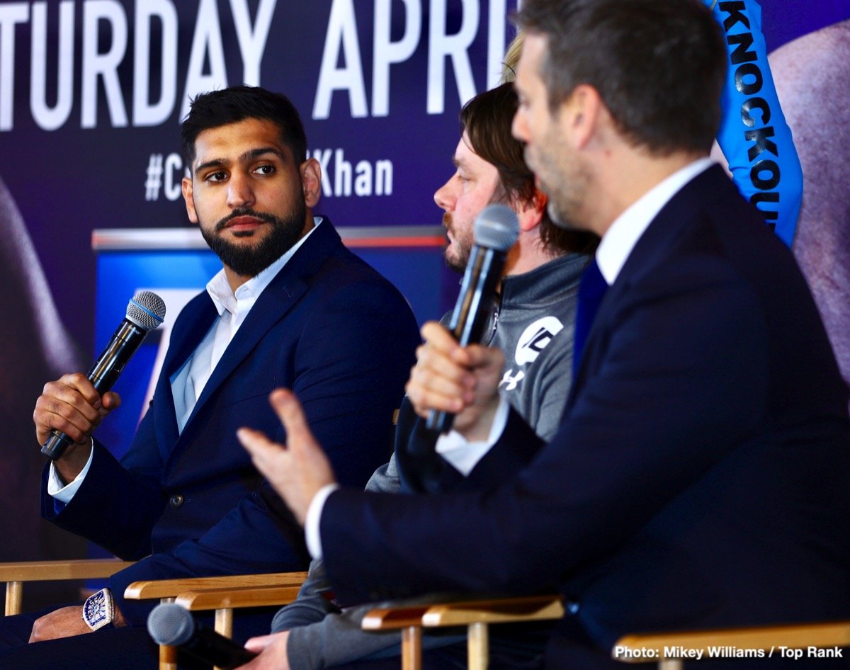 Photos: Terence Crawford, Amir Khan Face Off in New York City