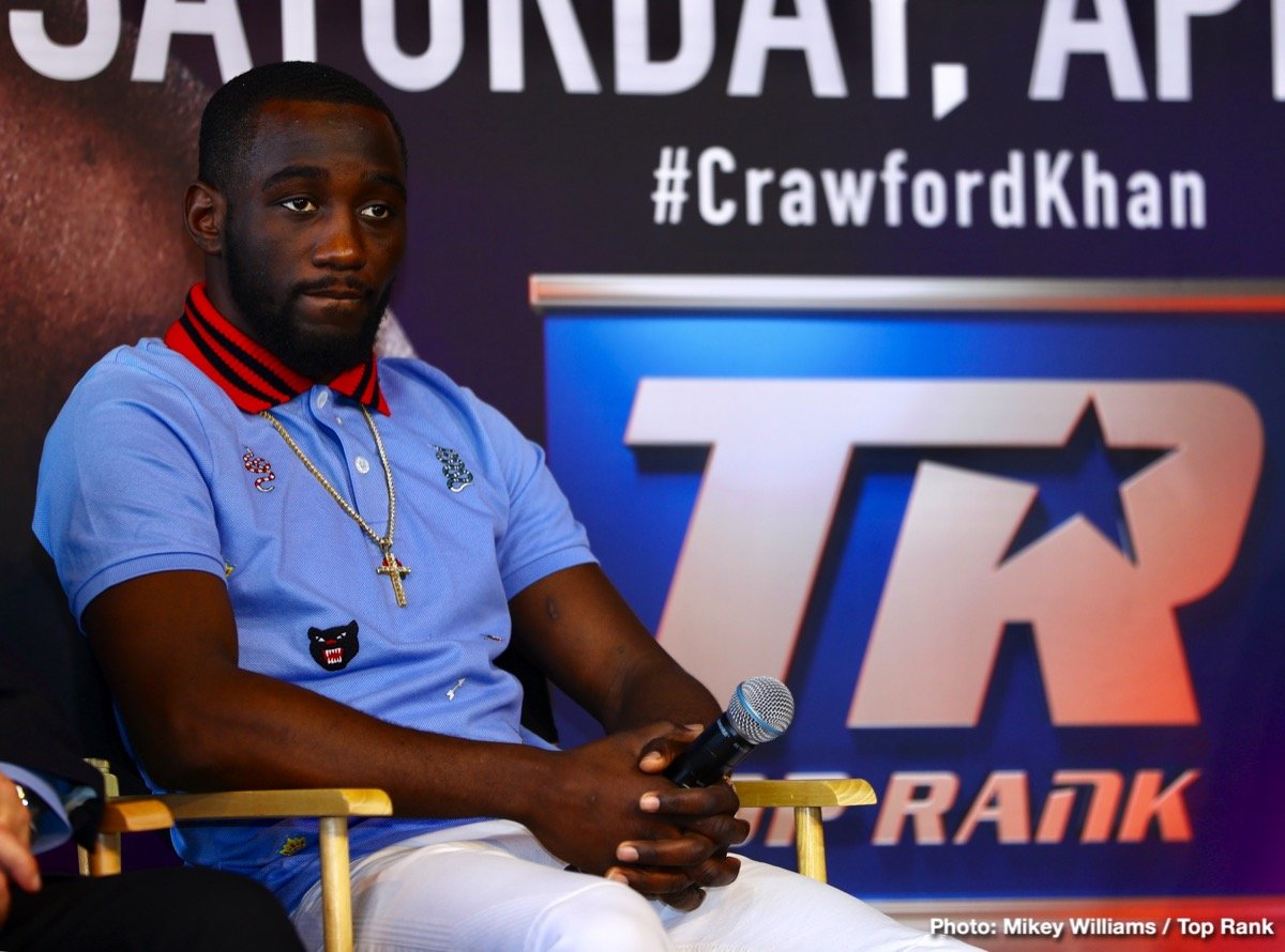 Photos: Terence Crawford, Amir Khan Face Off in New York City
