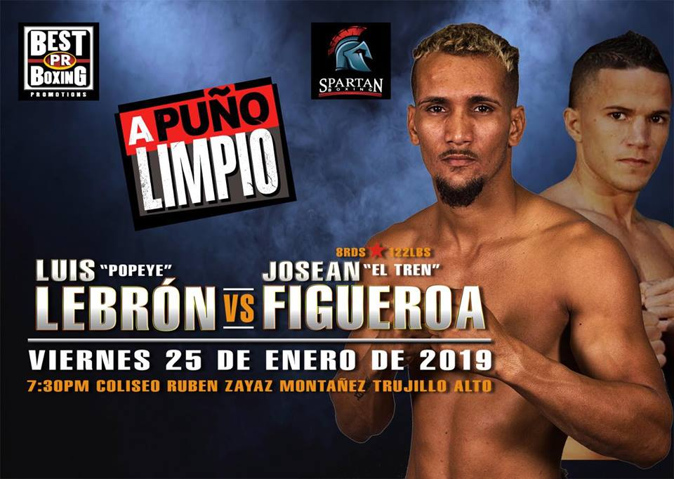 Luis Lebrón faces Josean Figueroa on Jan.25 Josean Figueroa Luis
