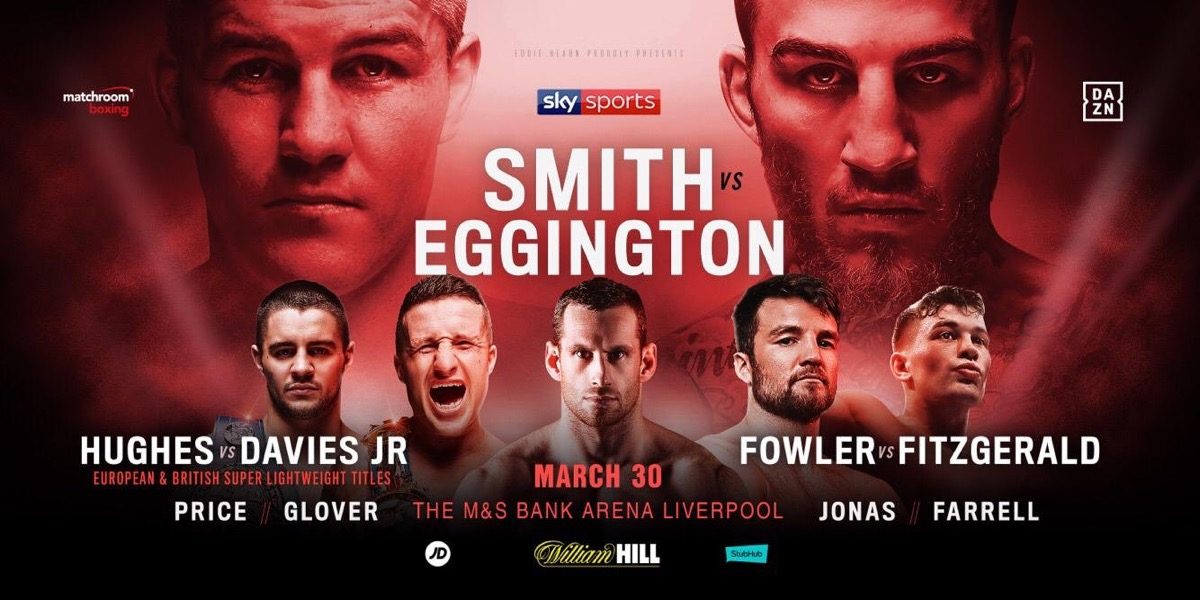 Beefy Smith vs Eggington on March 30 LIVE on DAZN Liam Smith Sam Eggington British Boxing Press Room