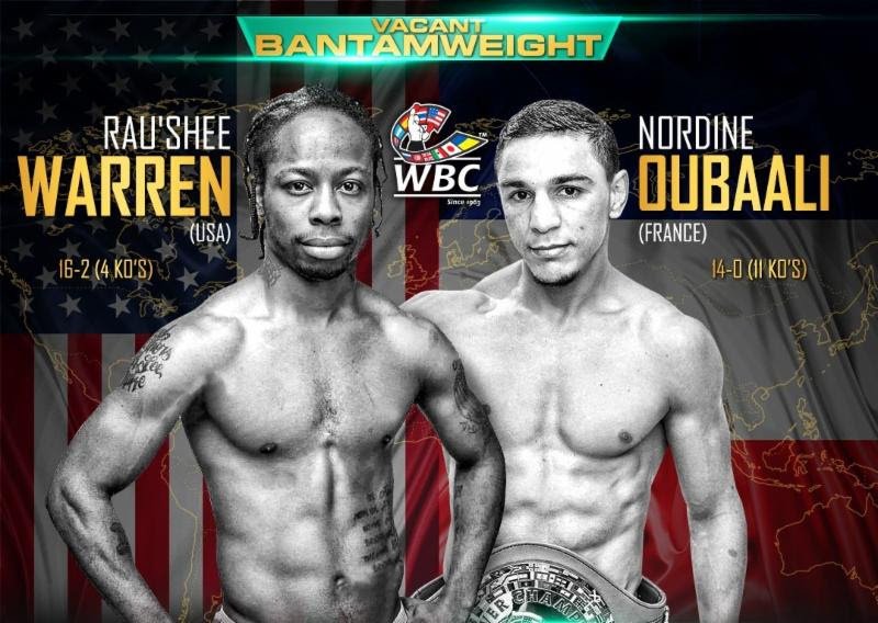 Rau'shee Warren vs. Nordine Oubaali - WBC statistics Nordine Oubaali Raushee Warren Press Room