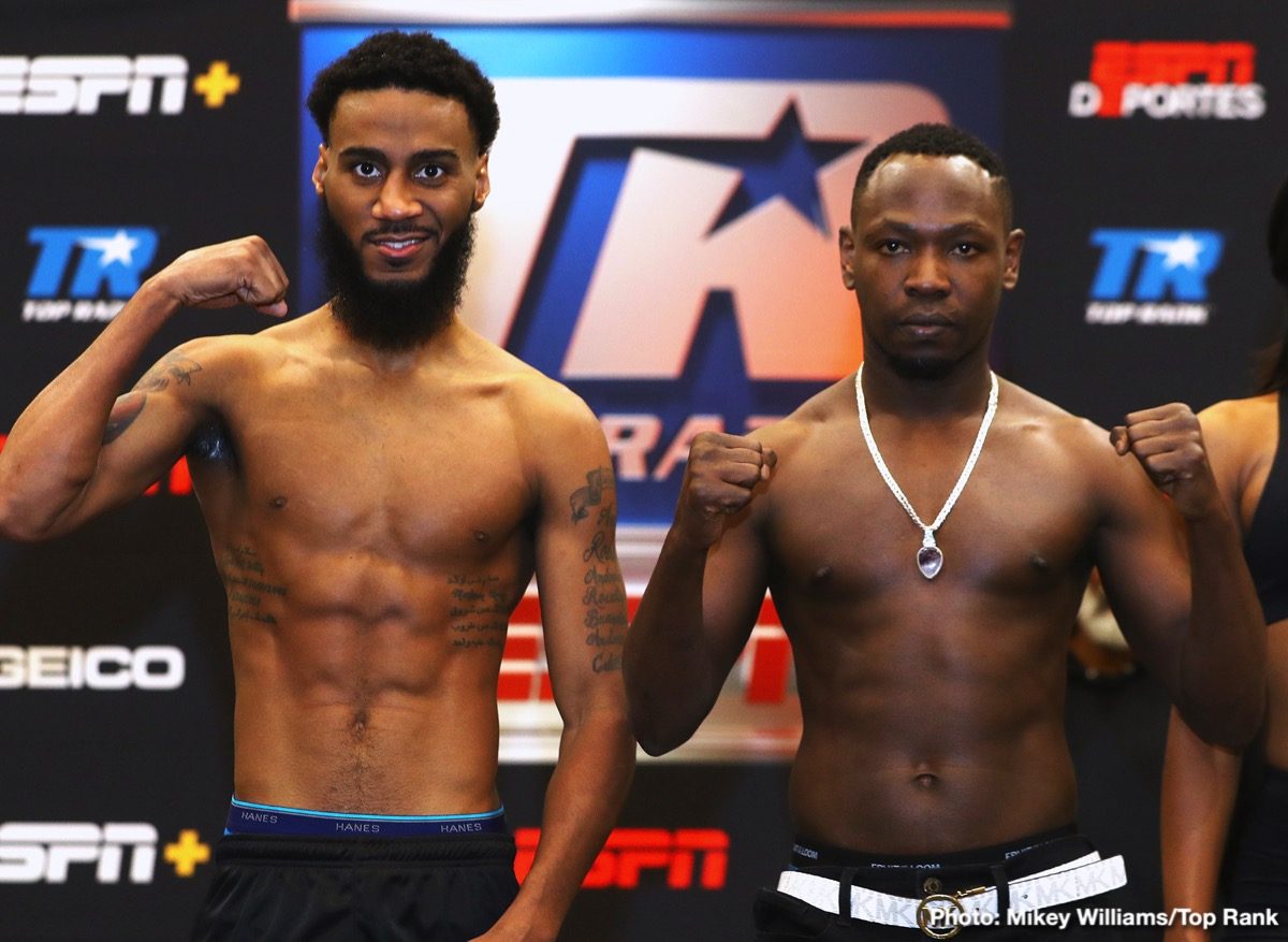 Weigh-In Results: Brant-Baysangurov, Greer-Escaner and Mayer-Larios