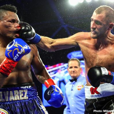 Eledier Alvarez Óscar Valdez Sergey Kovalev Boxing News Boxing Results Top Stories Boxing