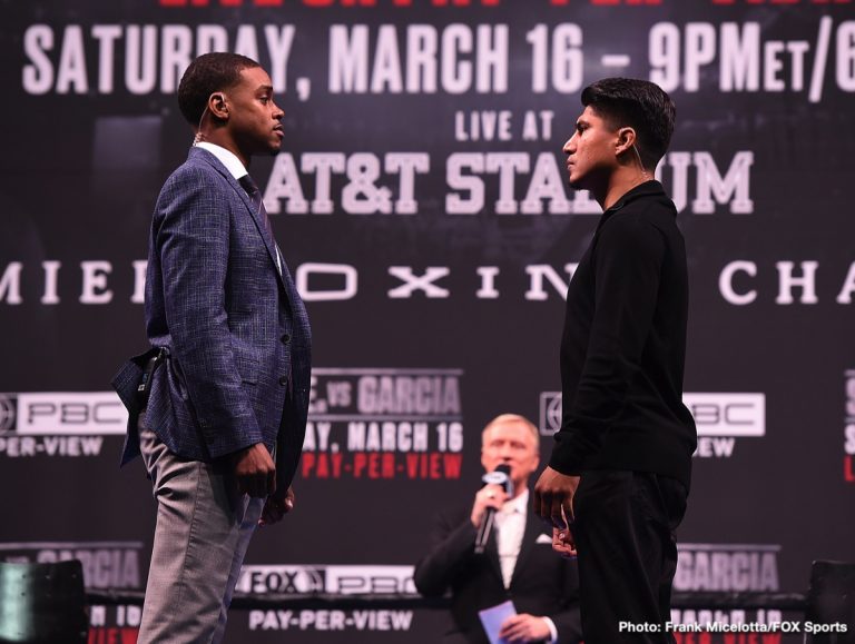 Errol Spence Jr. and Mikey Garcia Los Angeles news conference quotes