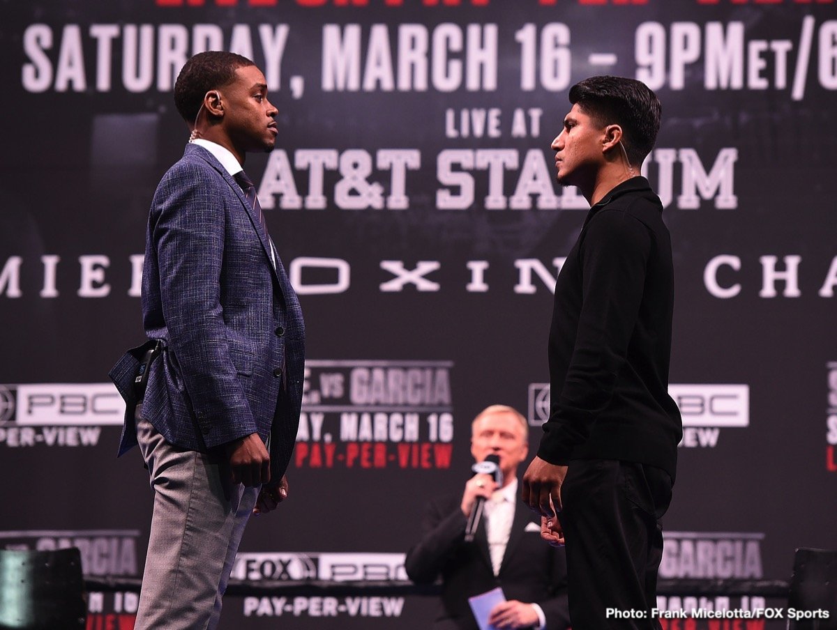 Errol Spence Jr. and Mikey Garcia Los Angeles news conference quotes