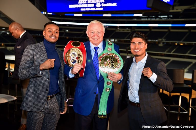 Errol Spence and Mikey Garcia Arlington, TX press conference quotes