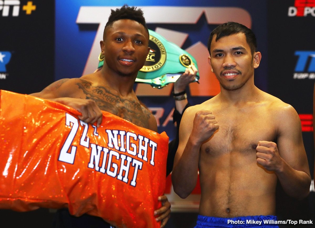 Weigh-In Results: Brant-Baysangurov, Greer-Escaner and Mayer-Larios