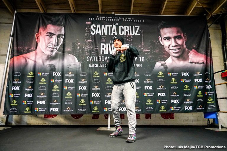 Leo Santa Cruz and Rafael Rivera quotes for this Sat. on FOX & FOX Deportes