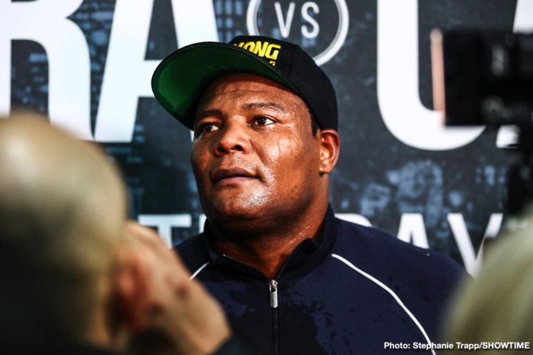 Luis Ortiz Out Of The June 1st Joshua Sweepstakes