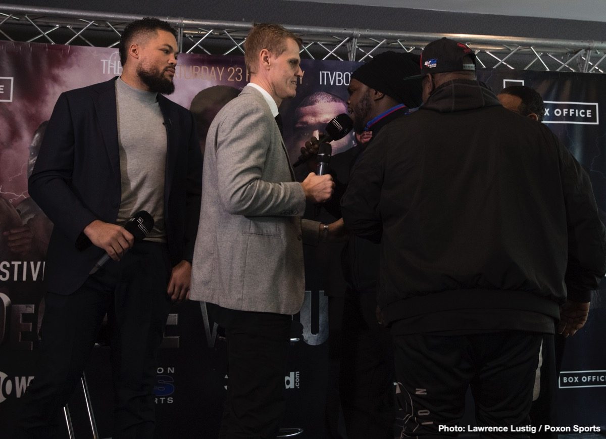 Stiverne, Joyce battle it out on Saturday on SHOWTIME and ITV Box Office Bermane Stiverne Joe Joyce Boxing News British Boxing
