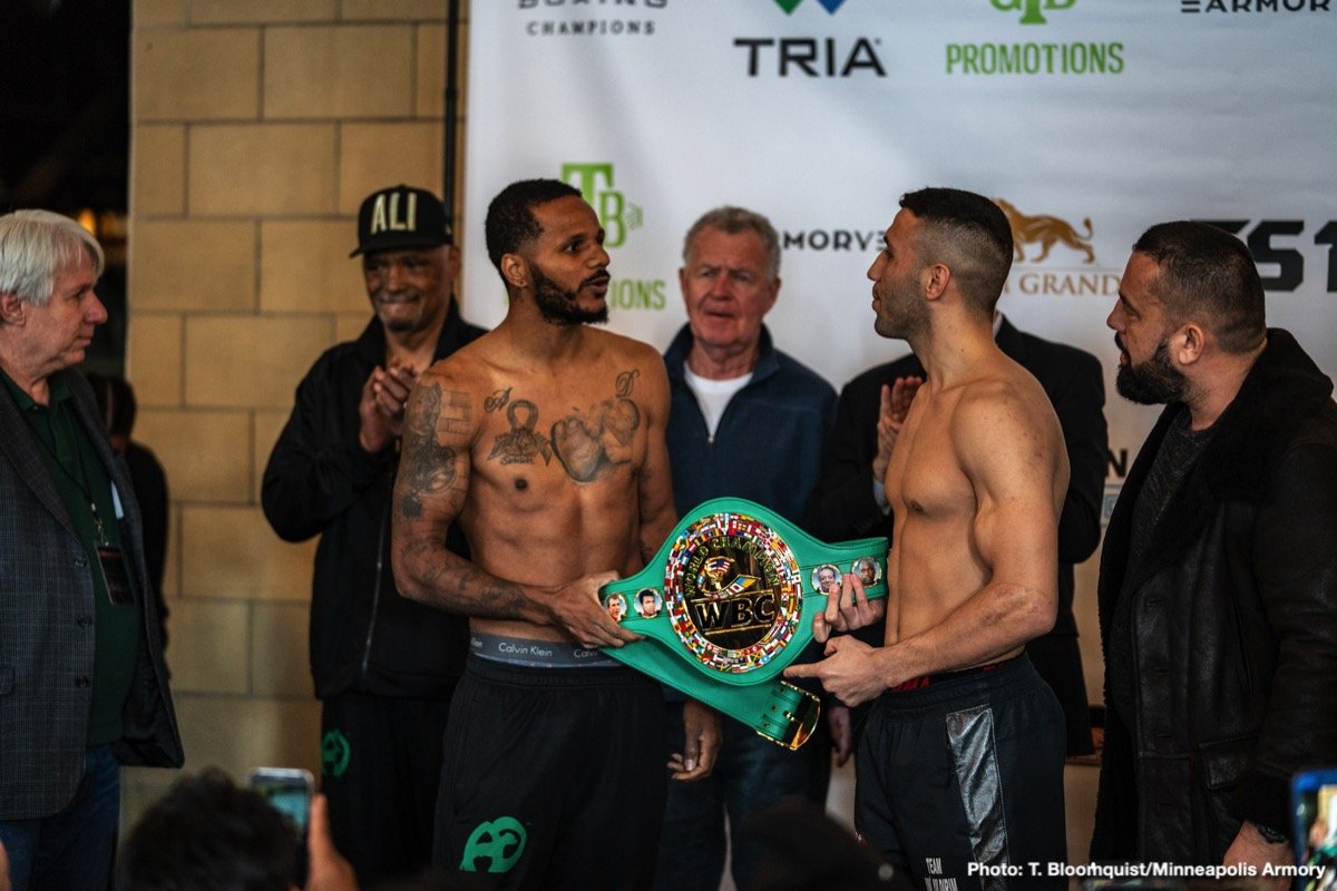 Anthony Dirrell - Avni Yildirim weigh In results