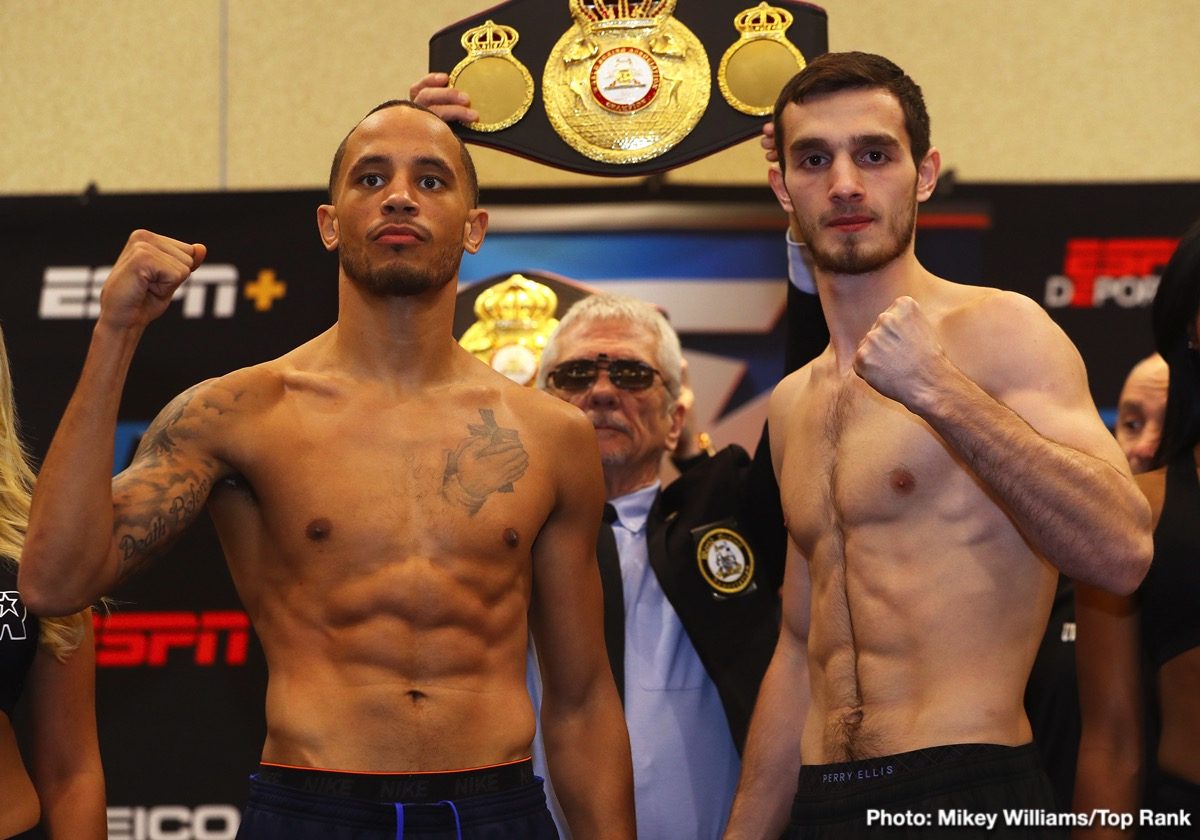 Weigh-In Results: Brant-Baysangurov, Greer-Escaner and Mayer-Larios