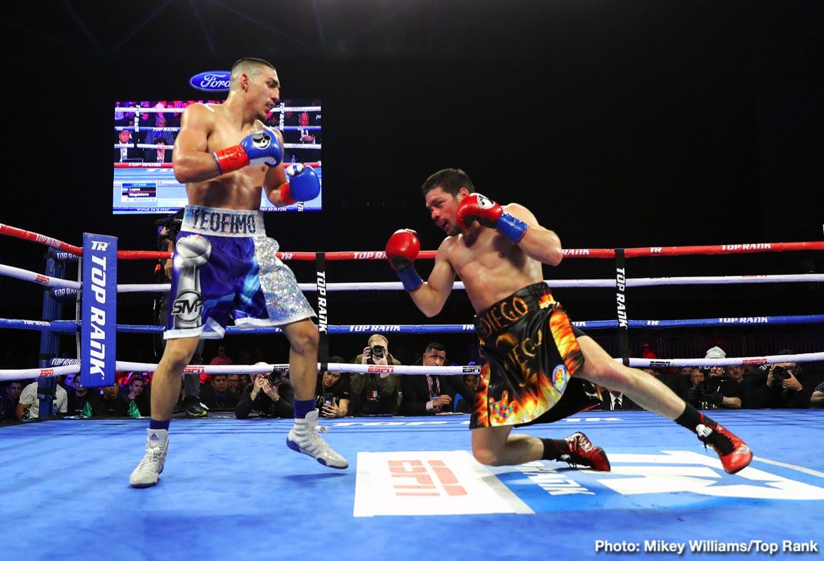 RESULTS: Teofimo Lopez Brutalizes Magdaleno; Commey Steamrolls Chaniev