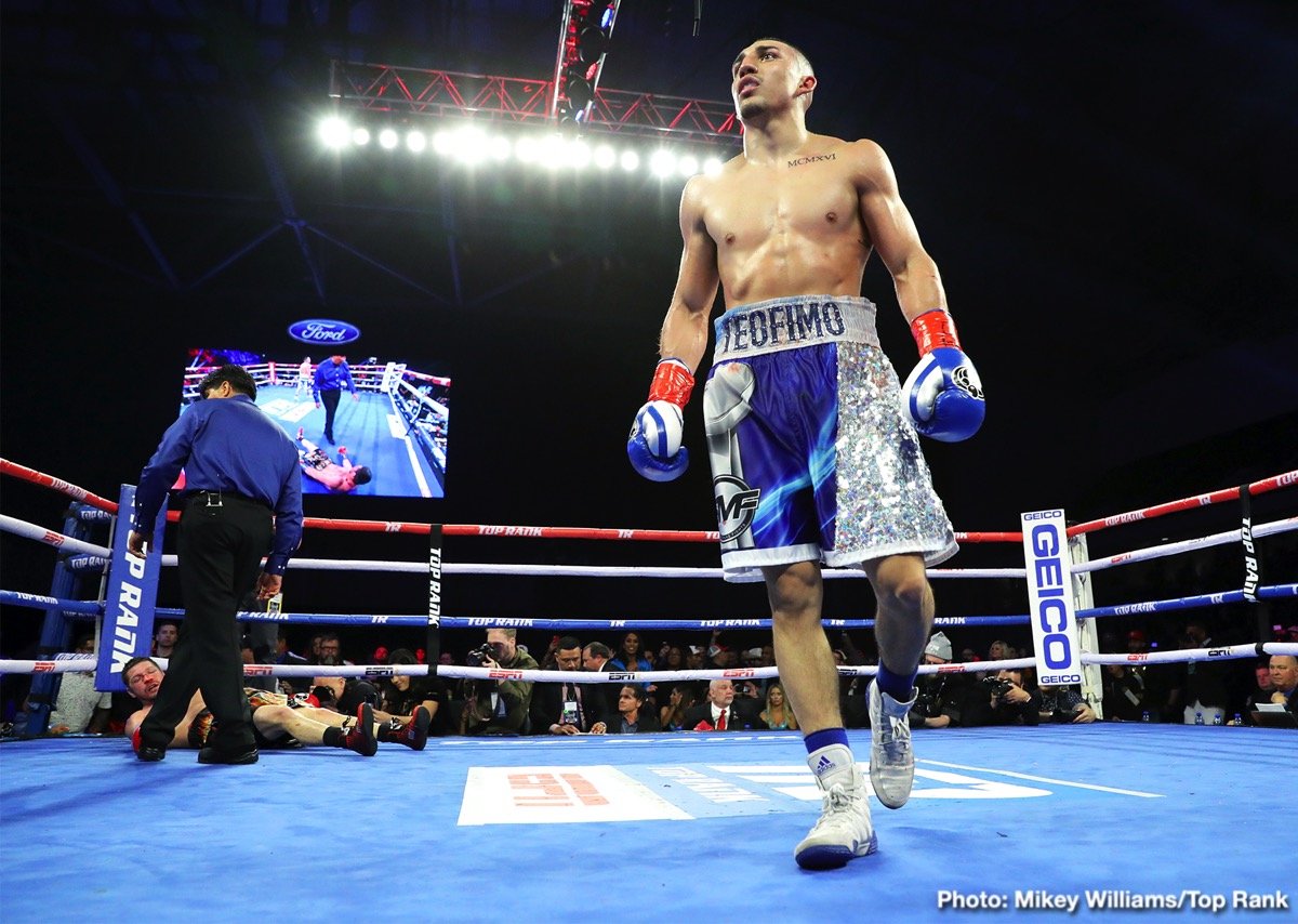 RESULTS: Teofimo Lopez Brutalizes Magdaleno; Commey Steamrolls Chaniev