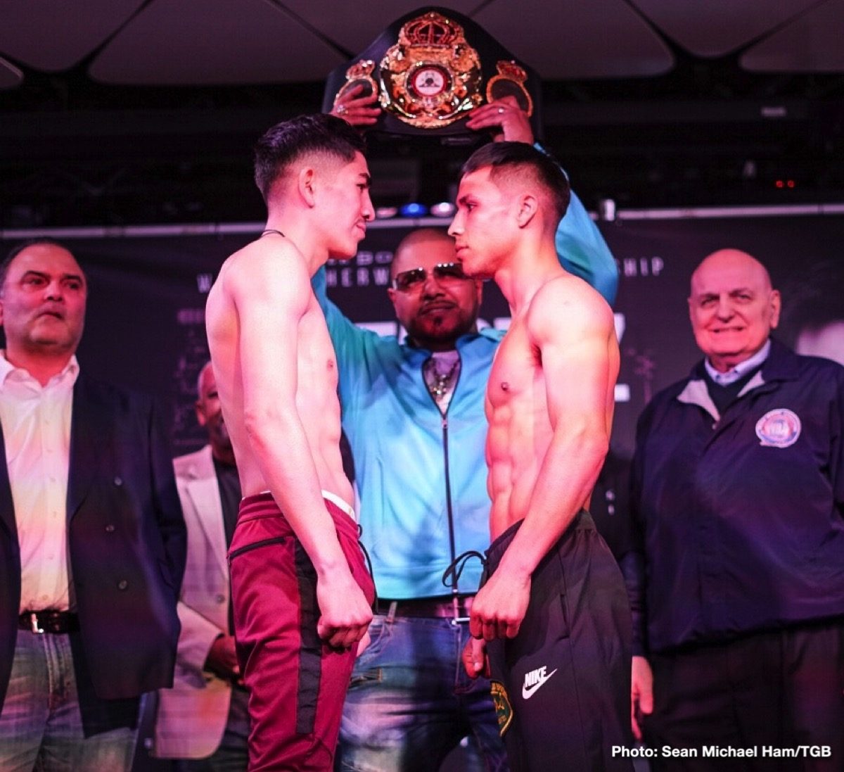 Leo Santa Cruz and Rafael Rivera Weigh-In Results