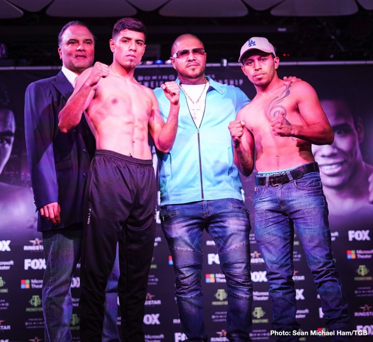 Leo Santa Cruz and Rafael Rivera Weigh-In Results