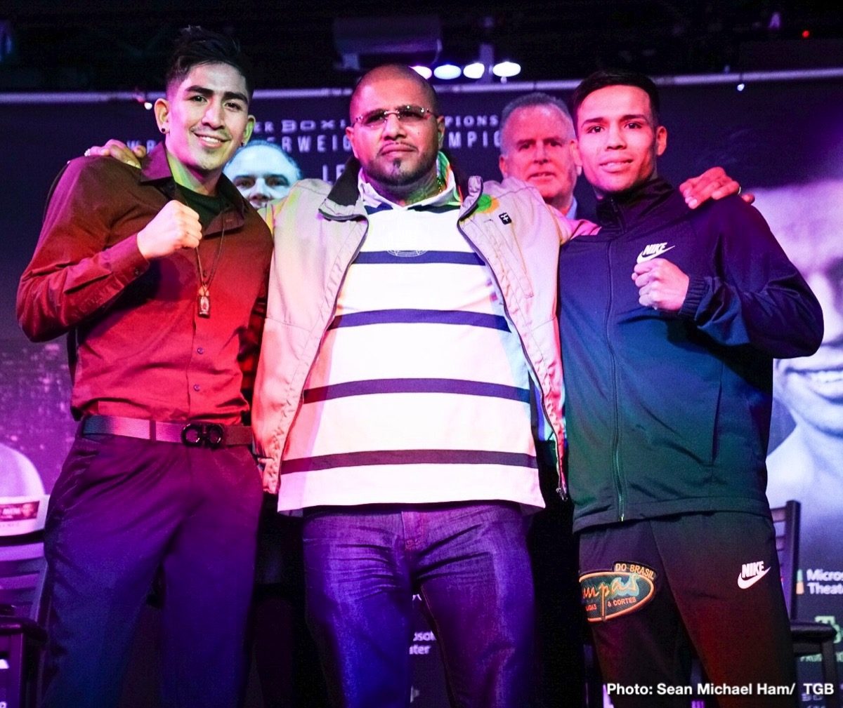 Leo Santa Cruz and Rafael Rivera Weigh-In Results