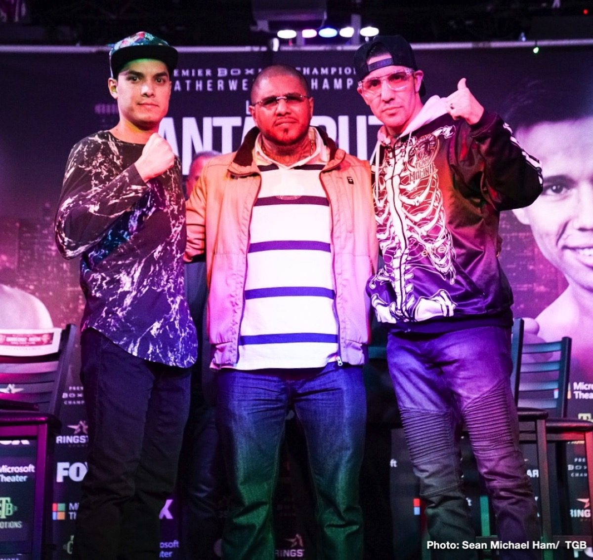 Leo Santa Cruz and Rafael Rivera Weigh-In Results