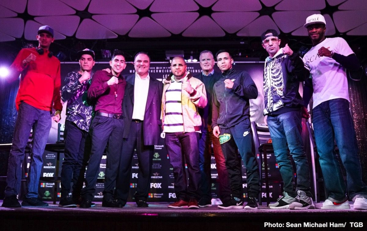 Leo Santa Cruz and Rafael Rivera Weigh-In Results