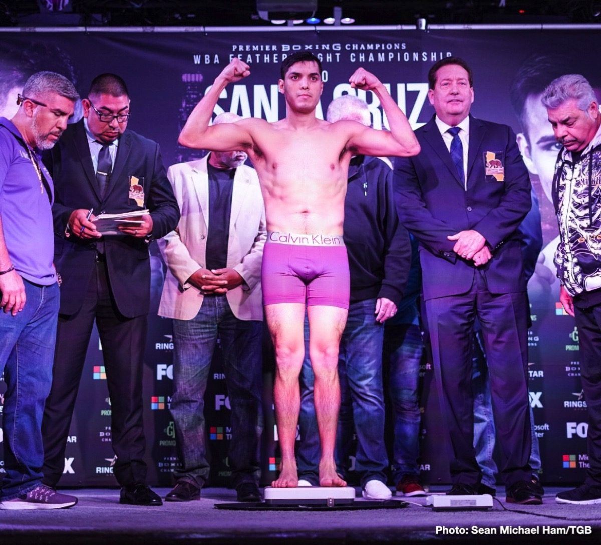 Leo Santa Cruz and Rafael Rivera Weigh-In Results