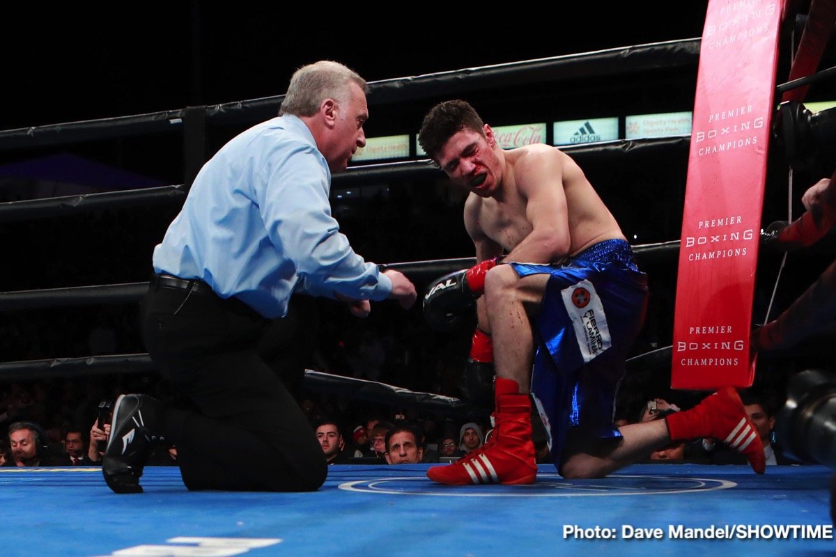 Gervonta Davis KOs Hugo Ruiz in 1st round