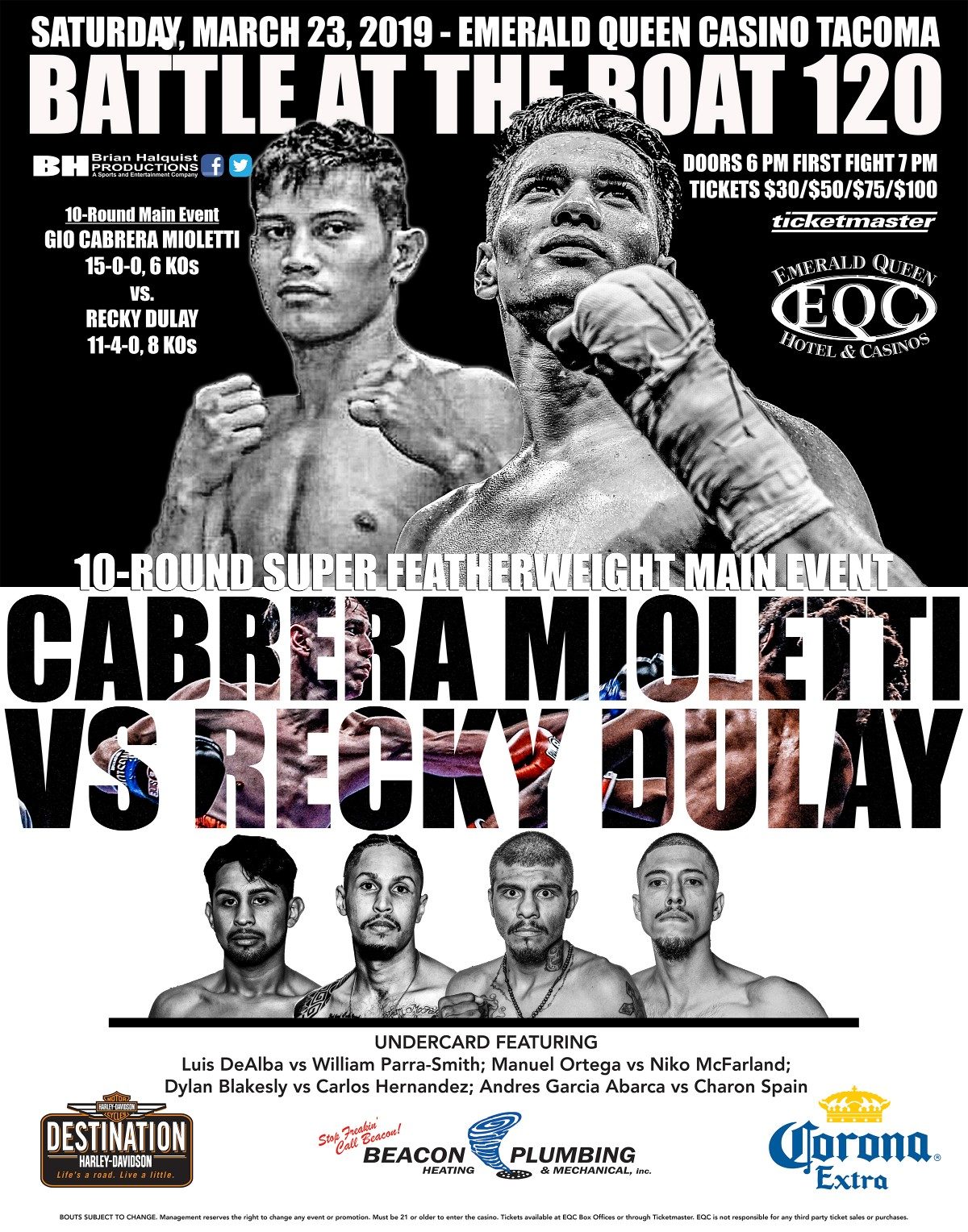 Cabrera Mioletti returns to ring at Battle at the Boat 120 Cabrera Mioletti Recky Dulay Press Room