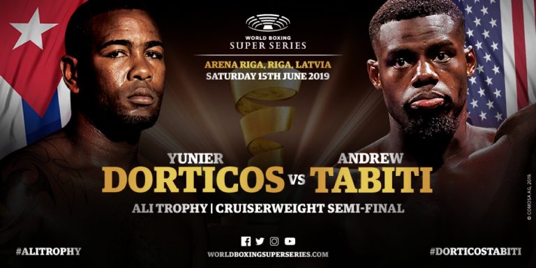 Yunier Dorticos vs Andrew Tabiti in Riga on June 15